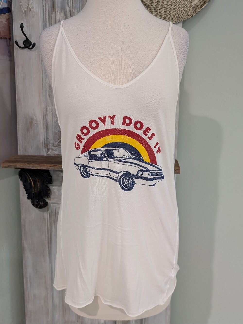 NWT Michele by Comine Tank "Groovy Does It", Vintage Mustang